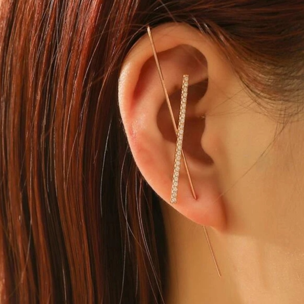 Shine bright earring cuff